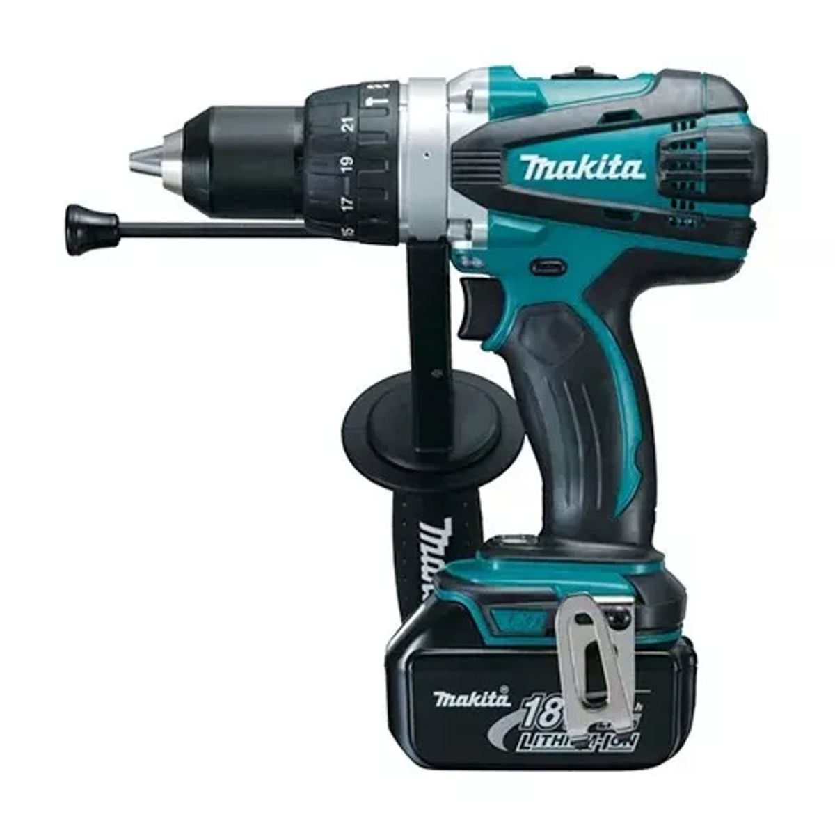 MAKITA - TALADRO PERCUTOR 1/2" 18 V., 3.0Ah (DHP458RFE) MAKITA
