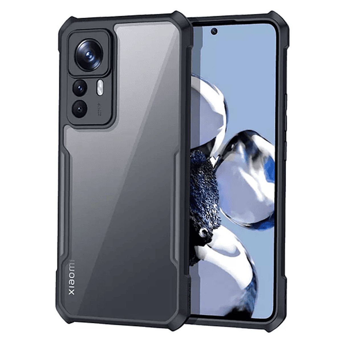 XUNDD - Carcasa Para Xiaomi Mi 12t Pro Militar Grade X  y Vidrio Pantalla 5D