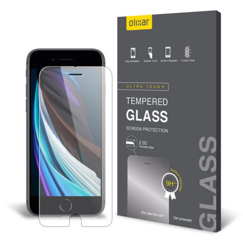 OEM - Mica de Vidrio Templado Completo Para iPhone SE