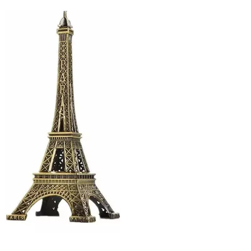GENERICO - Torre Eiffel Paris 13 Cm Metal Decoración Adorno