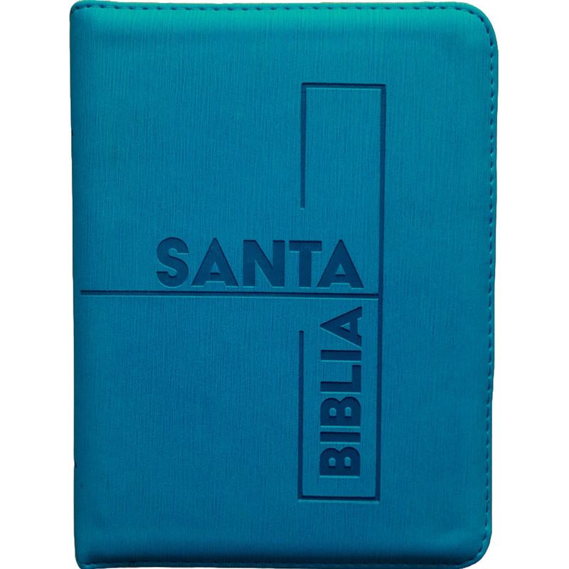 SOCIEDADES BIBLICAS UNIDAS - Biblia RVR compacta concordancia cierre aguamarina