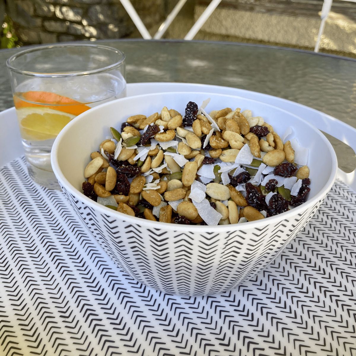 DECOGREEN - Bowl Redondo BioBamboo 15x7 cm Flechas