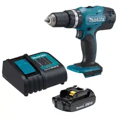 MAKITA - TALADRO PERCUTOR 1/2" 18 V, 1 x 1.5Ah (DHP453X10)