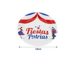 GENERICO - Pack 6 Platos Fiestas Patrias