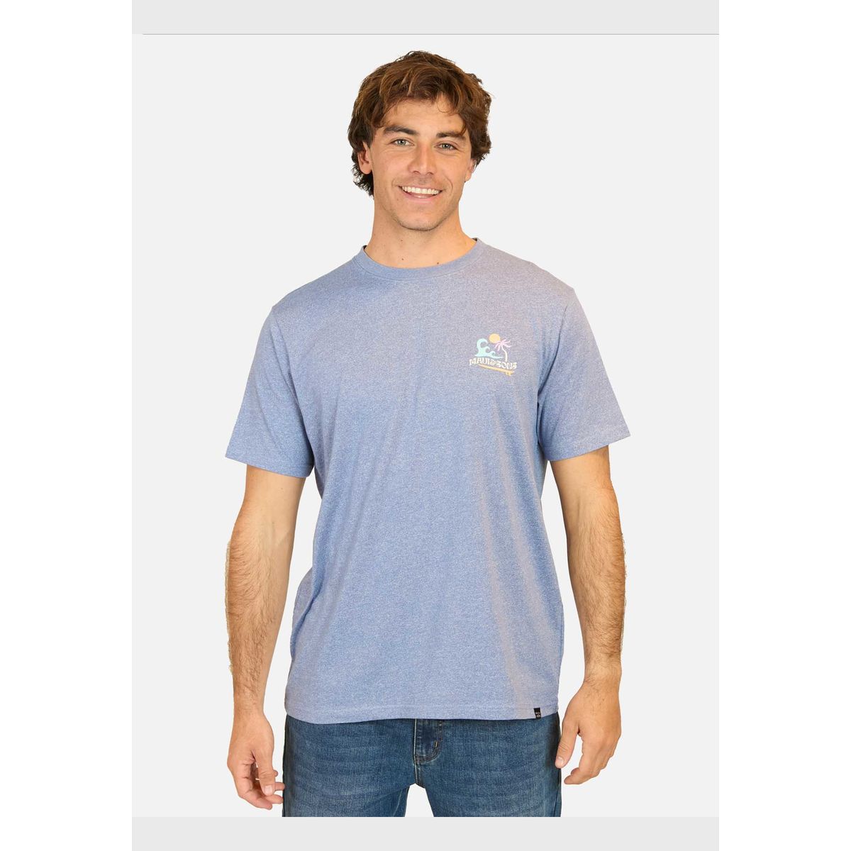 MAUI AND SONS - Polera MC Maui Beach Morado Hombre Maui And Sons