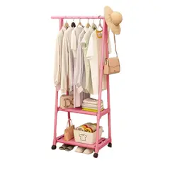 HOMESTAR - Perchero Portail Exhibidor De Ropa Con Ruedas Organizador