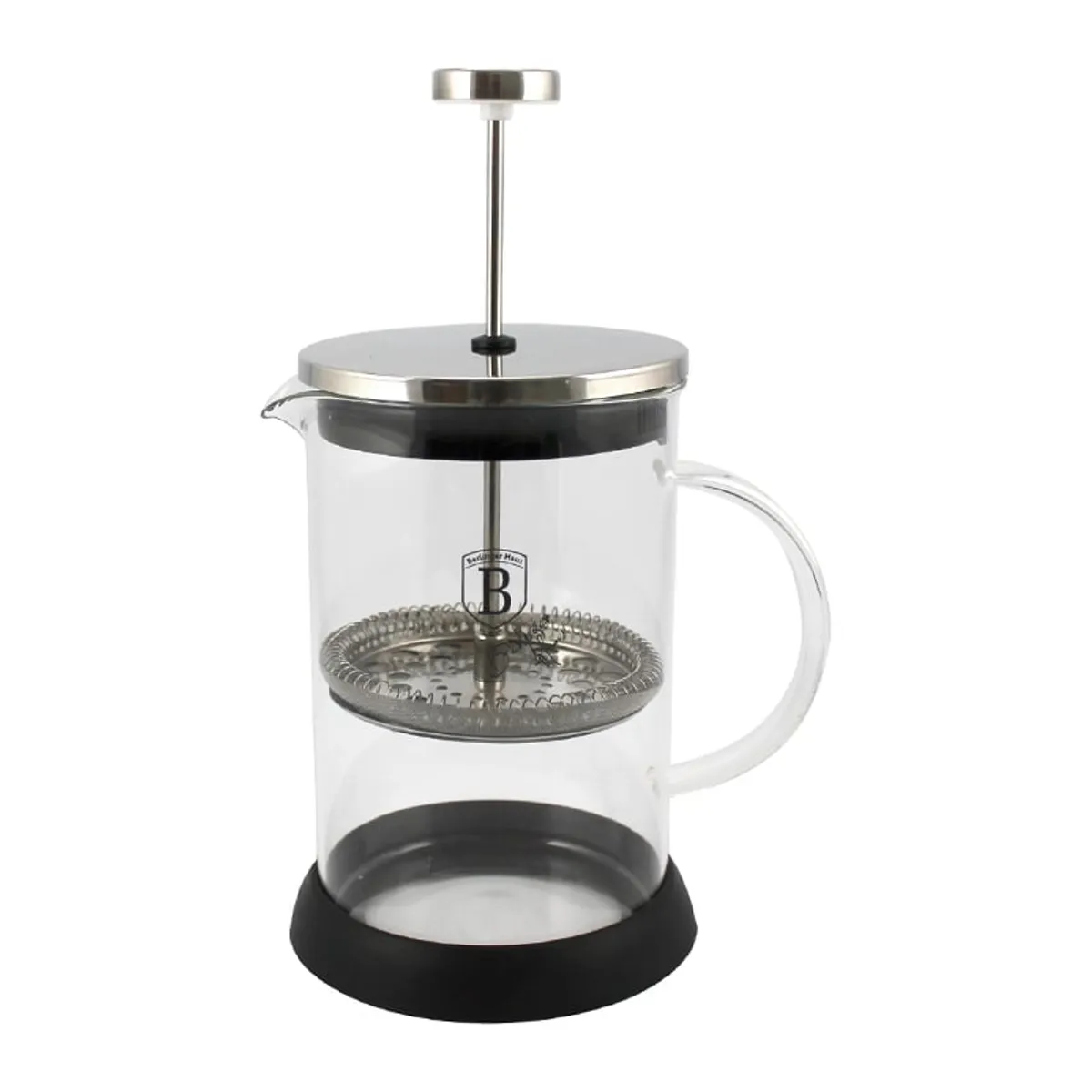 BERLINGER HAUS - Cafetera Francesa 800 ml, color platino de Acero inoxidable.