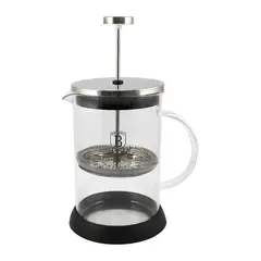 BERLINGER HAUS - Cafetera Francesa 800 ml, color platino de Acero inoxidable.