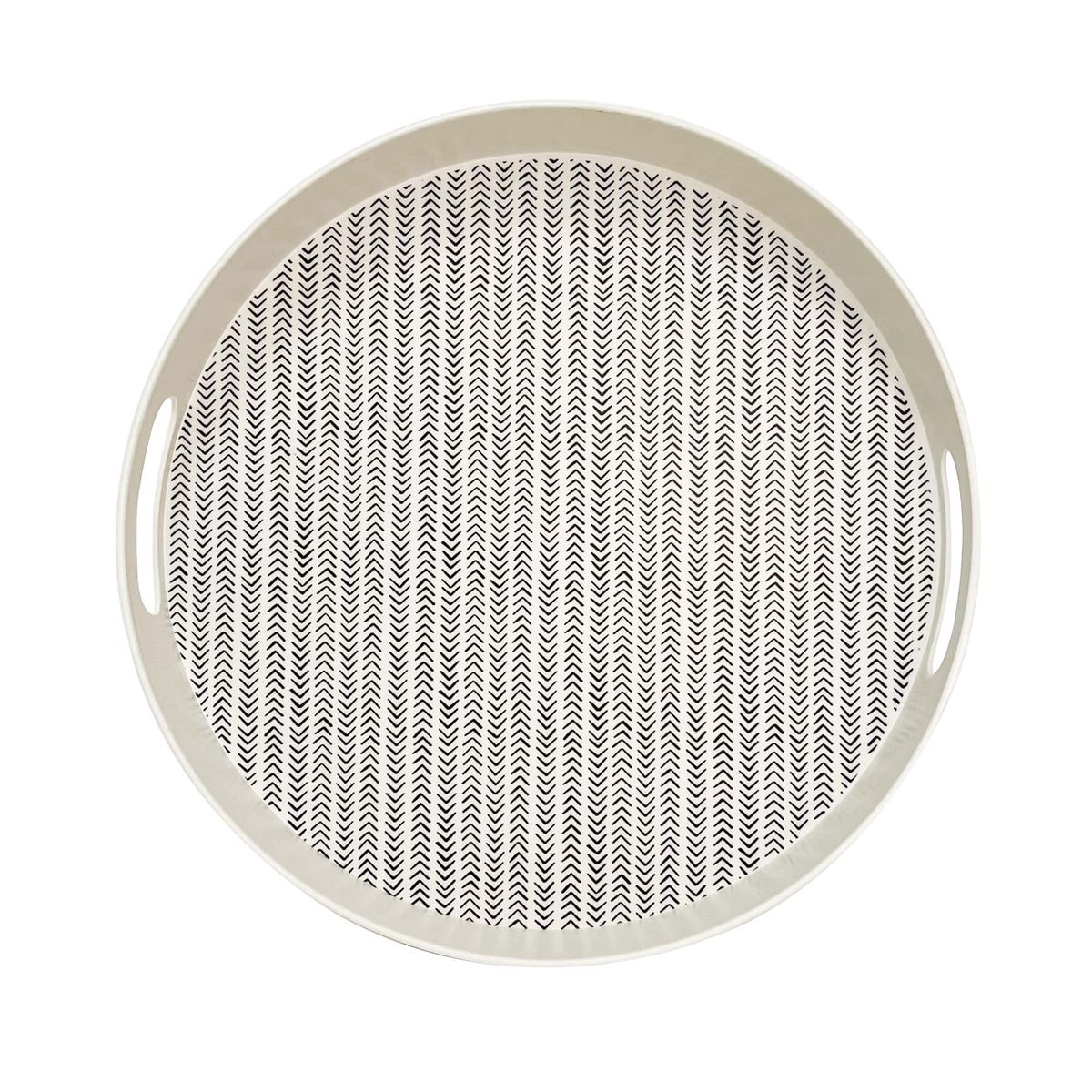 DECOGREEN - Bandeja Biobamboo Redonda Flechas 30 cm