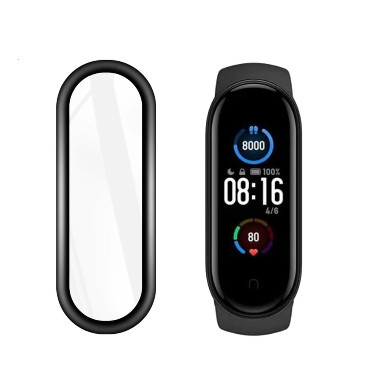 OEM - Mica Protectora de Pantalla Biselada para Xiaomi Mi band 5