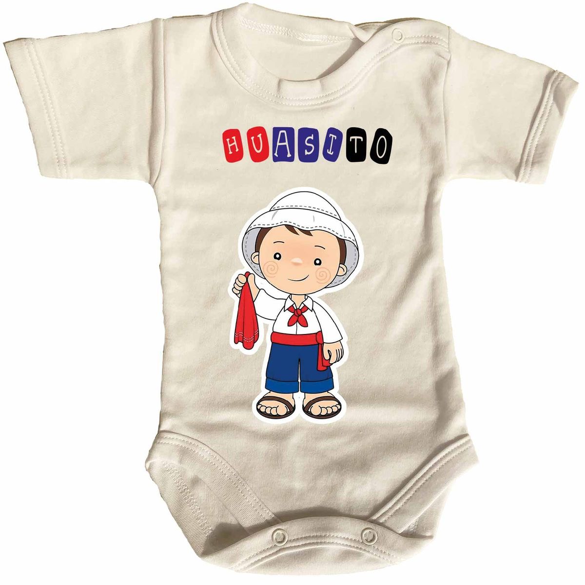 GENERICO - PILUCHOS BODY DE BEBE FIESTAS PATRIAS HUASITO