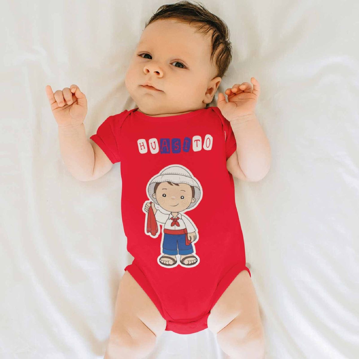 GENERICO - PILUCHOS BODY DE BEBE FIESTAS PATRIAS HUASITO
