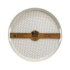 DECOGREEN - Bandeja Biobamboo Redonda Puntos 30 cm
