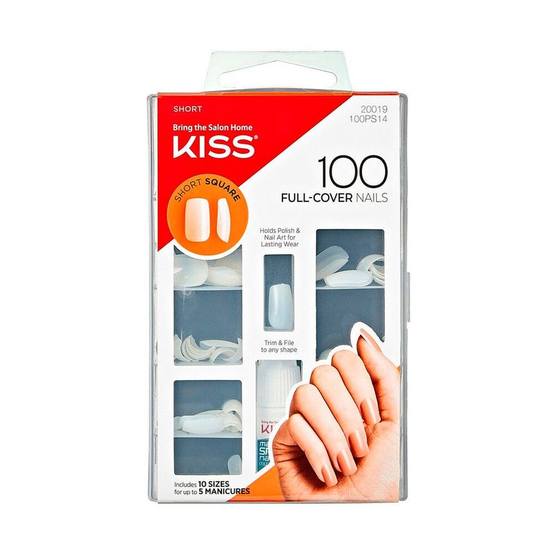 KISS - Tips Uñas Postizas Full Cover Cuadrada