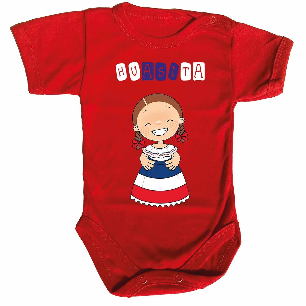 GENERICO - PILUCHOS BODY DE BEBE FIESTAS PATRIAS HUASITA