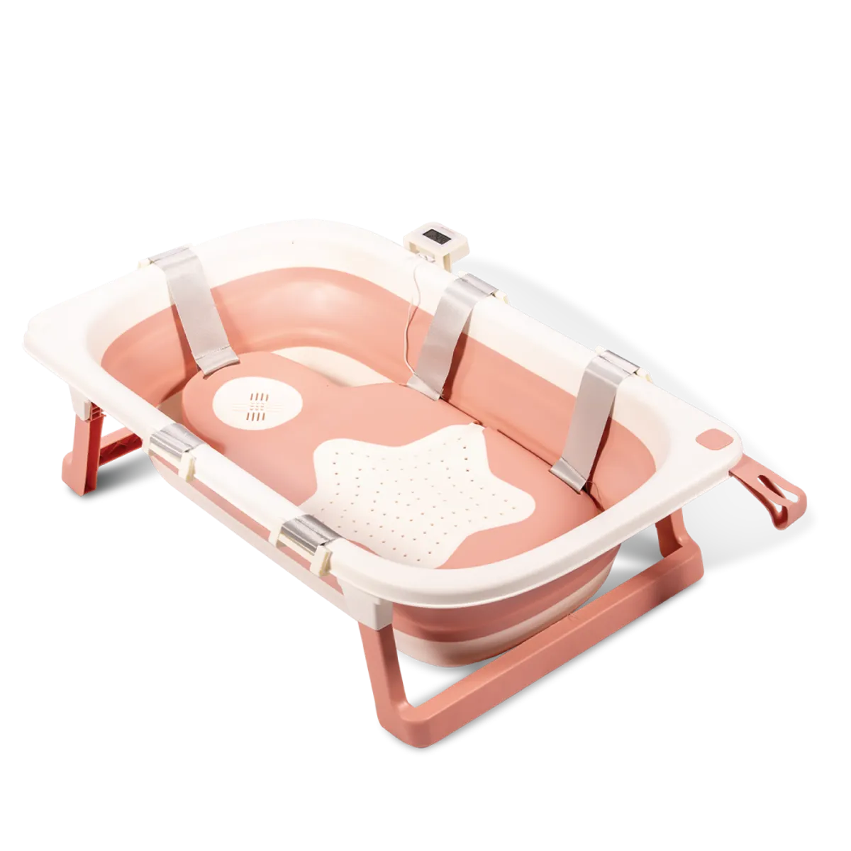 PIKABOO - Tina de Baño Plegable para Bebes de Pikaboo Dakota Rosada