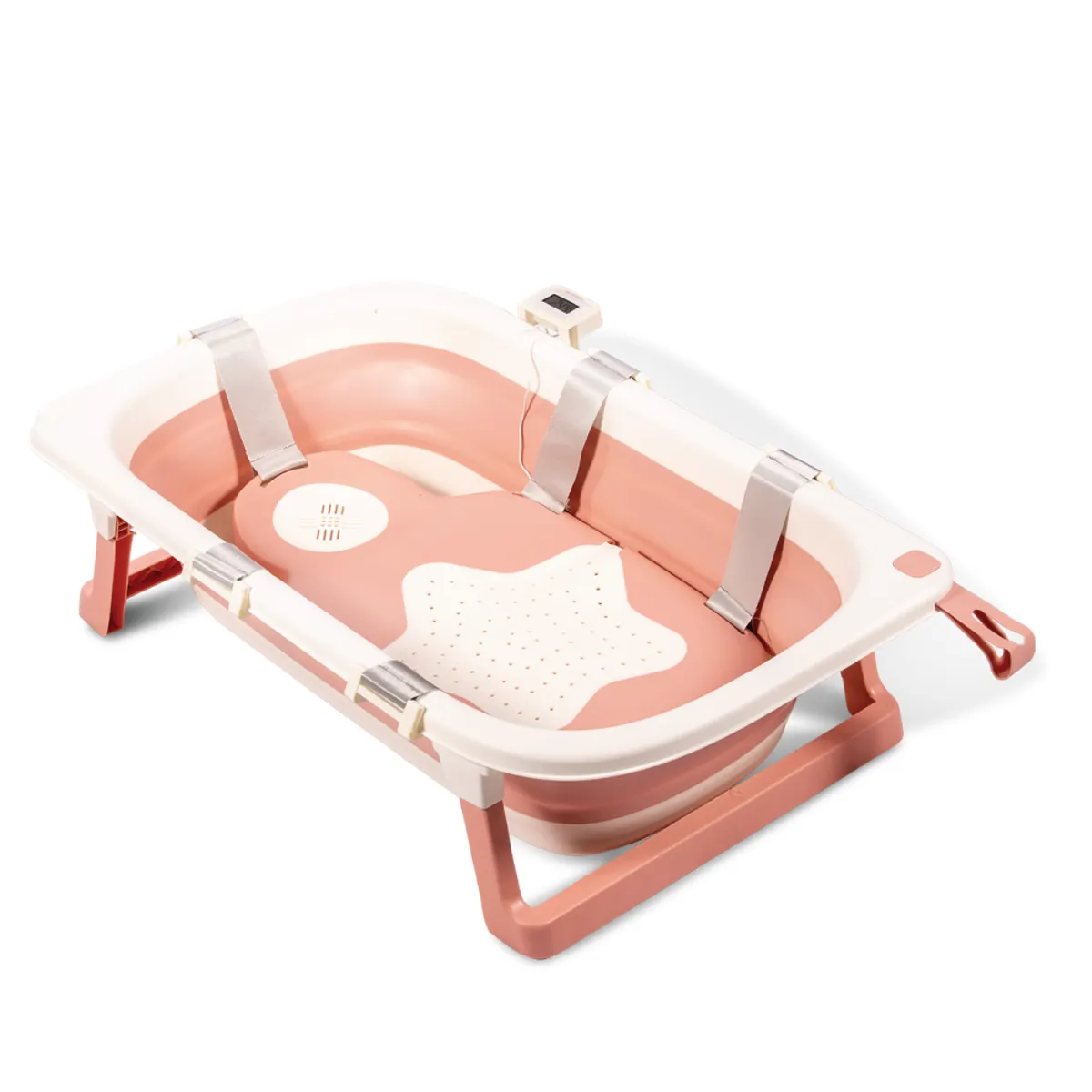 PIKABOO - Tina de Baño Plegable para Bebes de Pikaboo Dakota Rosada