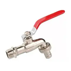 GENERICO - Llave De Paso Grifo Bola Jardin Metalica 12 Lavadora 34