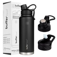 Botella Termica Agua Acero Inox Buffer 1.2 - Negro