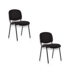 GENERAC - Pack 2 Silla Sala De Espera Sillas De Oficina Para Visitas
