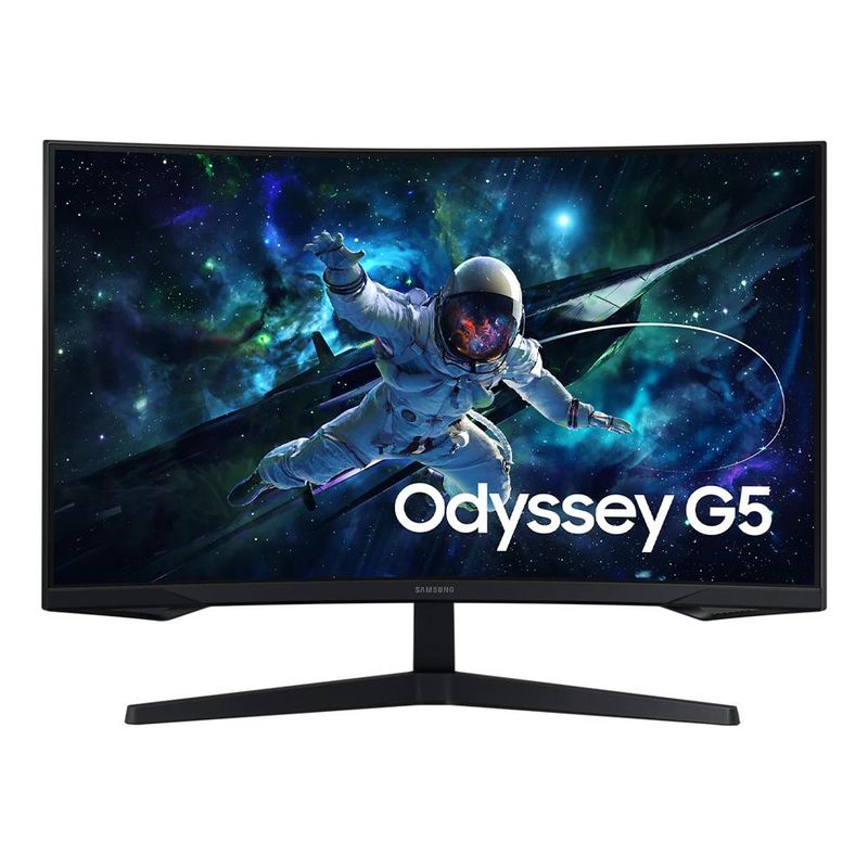 SAMSUNG - Monitor 32” G55C Odyssey G5 QHD 165Hz Gamer Curvo
