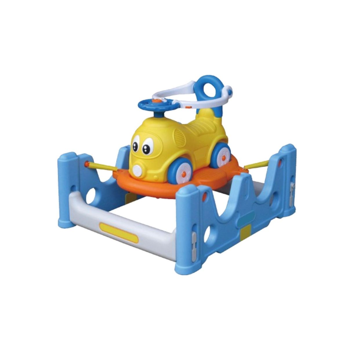 IGPRO - Auto 3 en 1 Saltarin y Balancin Azul