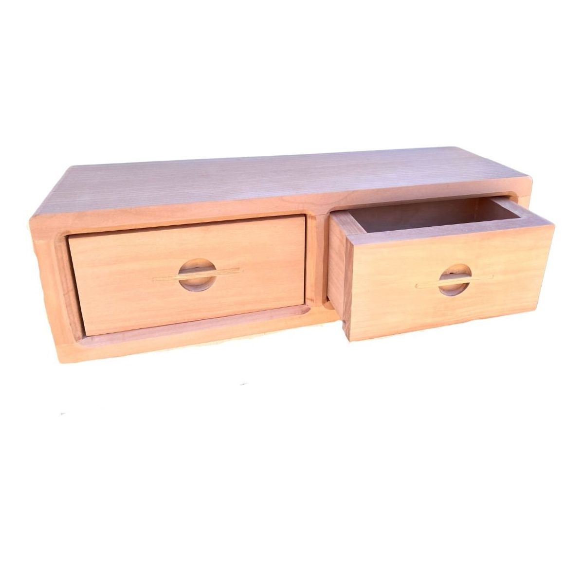 GENERICO - Repisa cajonera flotante hecho a mano en madera nativa de rauli