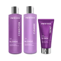 PRAVANA - Shampoo + Acondicionador + Mascara Perfect Blonde Pravana.-