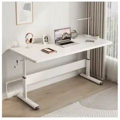 HOMER DESIGN - Escritorio Gamer Altura Ajustable manual 140cm X 60-86cm X 60cm