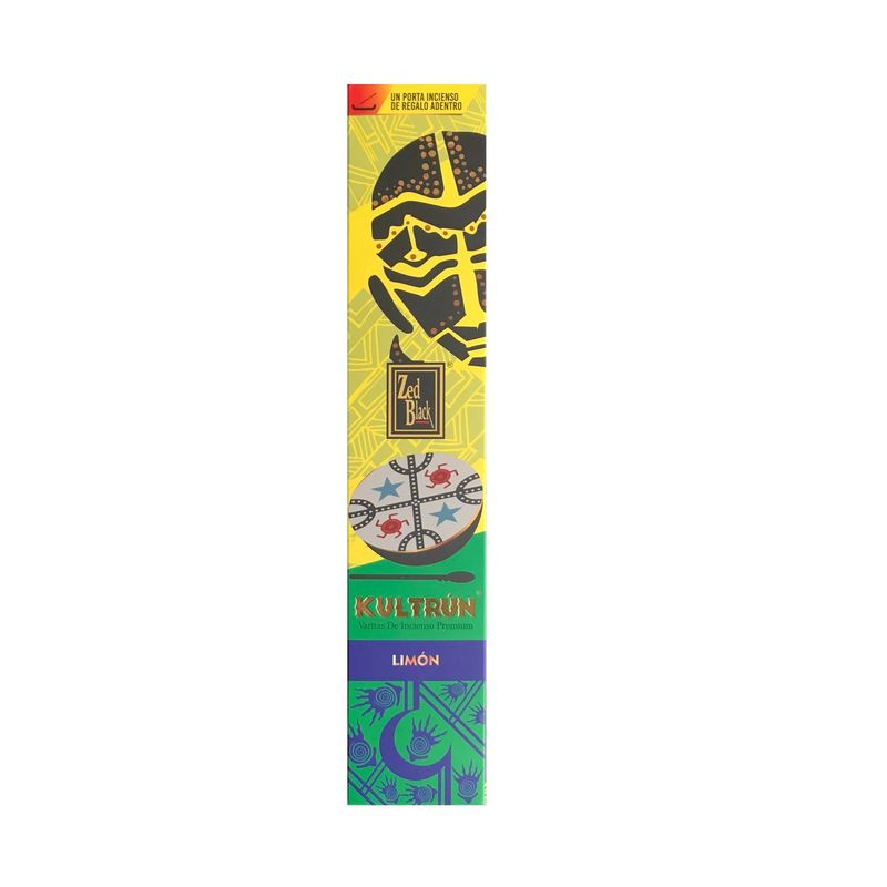 GENERICO - Inciensos Aroma Limon Con Porta Incienso Kultrún