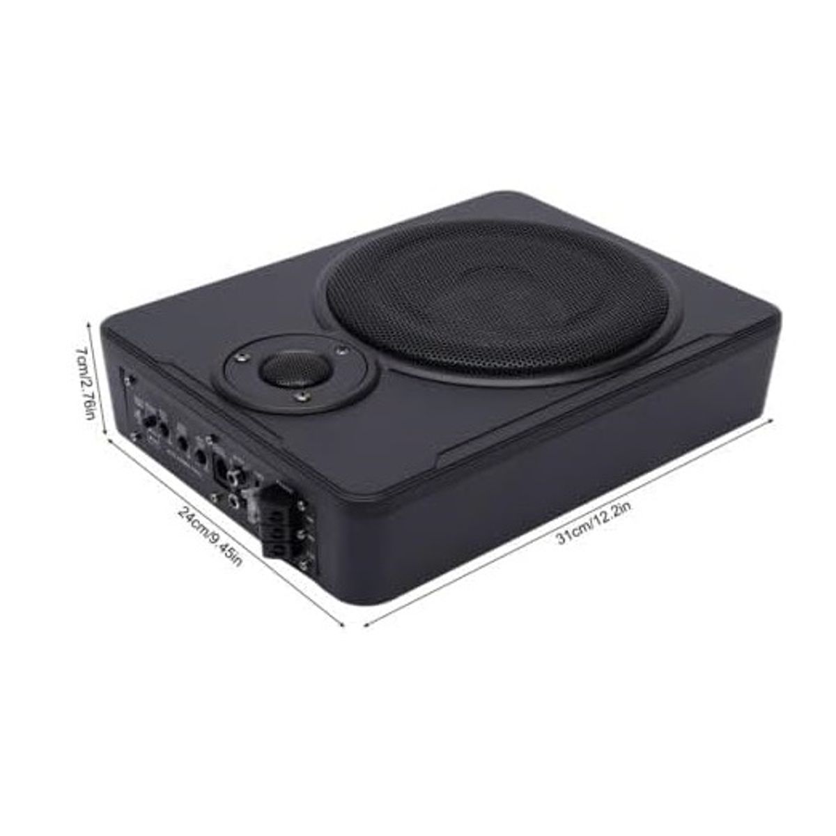 GENERICO - Subwoofer Amplificado 8 Pulgadas 600w Bajos Para Auto