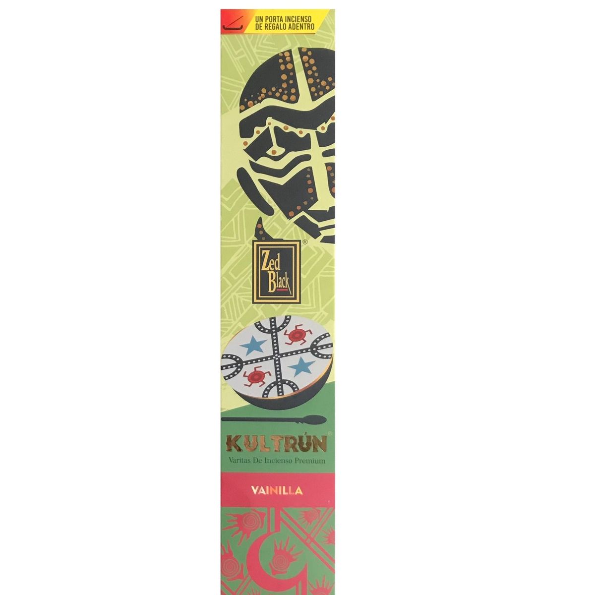 GENERICO - Inciensos Aroma Vainilla Con Porta Incienso Kultrún