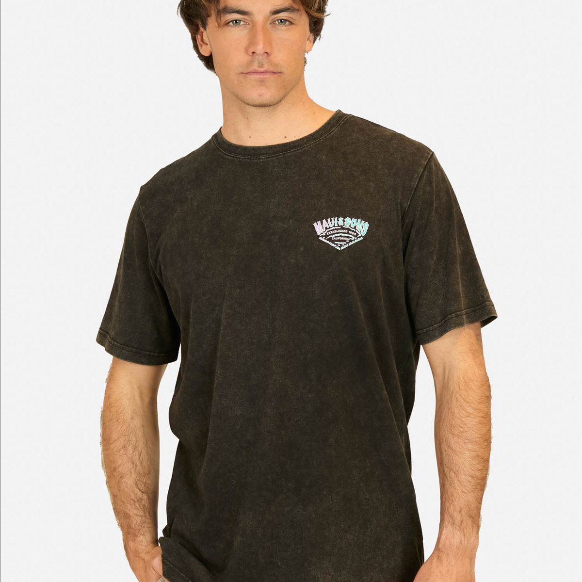 MAUI AND SONS - Polera MC California States Negro Hombre Maui And Sons