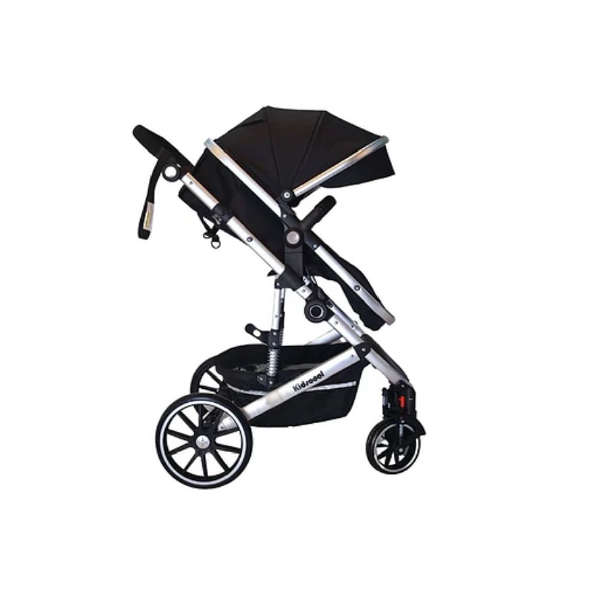 KIDSCOOL - Coche Cuna Lux 3 En 1 (Negro)
