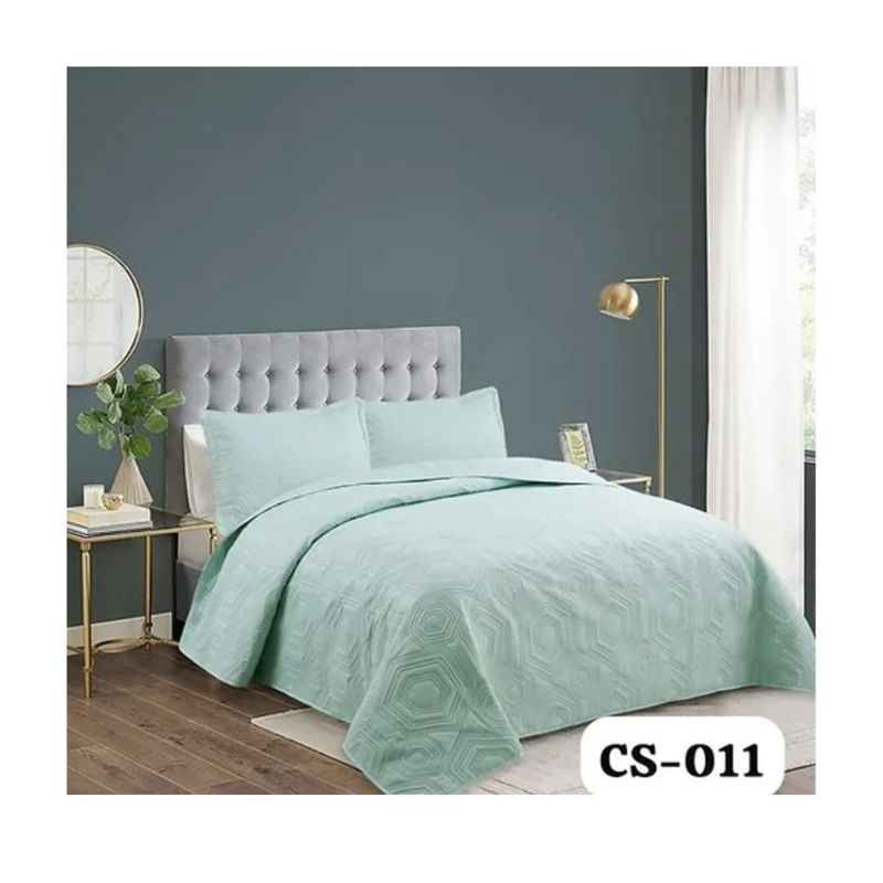 GENERICO - Cubrecama Quilt Verano 1.5 Plazas - Menta CS011