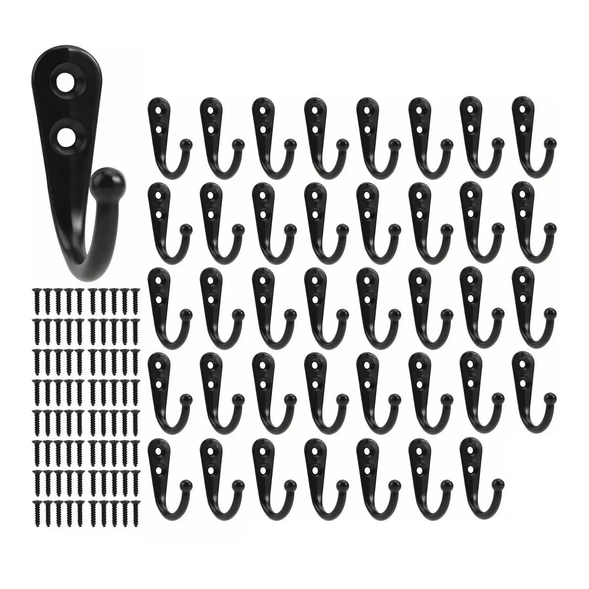 ATURE - 40 u Ganchos Perchero Colgador Pared Organizador