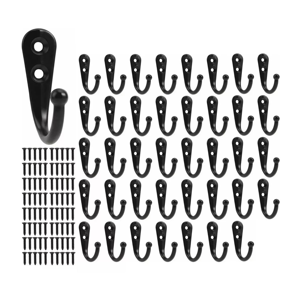 ATURE - 40 u Ganchos Perchero Colgador Pared Organizador