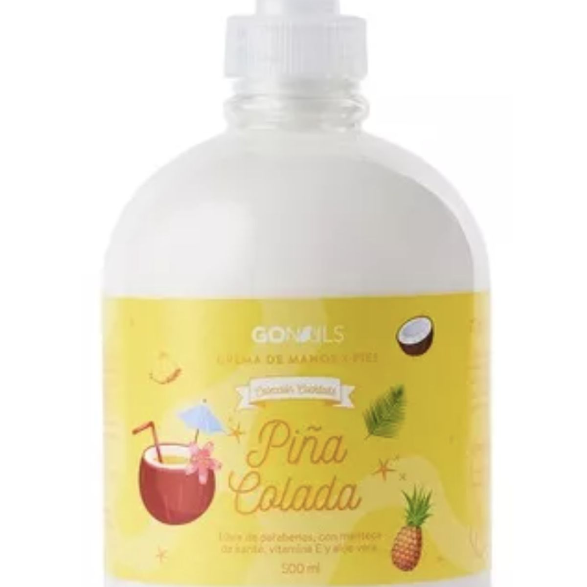 GO NAILS - GO NAILS Crema de manos y pies 500ml - Piña Colada