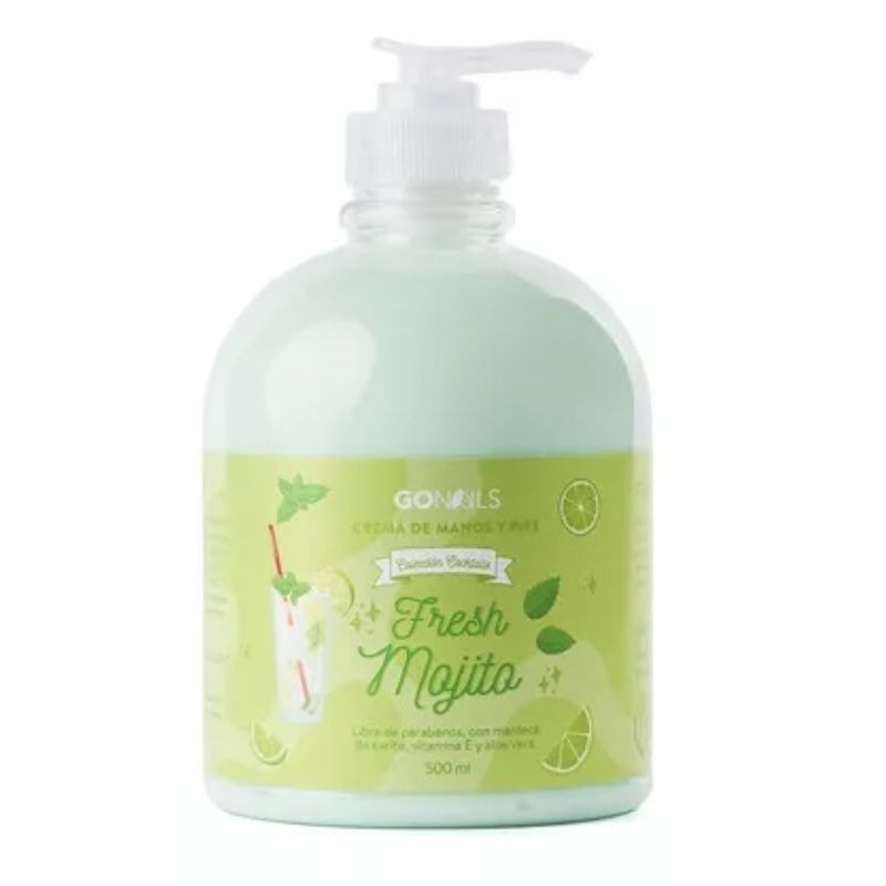 GO NAILS - GO NAILS Crema de manos y pies 500ml - Mojito