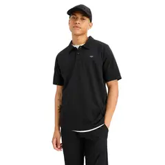 DOCKERS - Polera Hombre Polo Go Raglan Negro