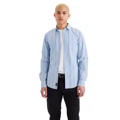 DOCKERS - Camisa Hombre Original Button-Up Slim Fit Light Blue