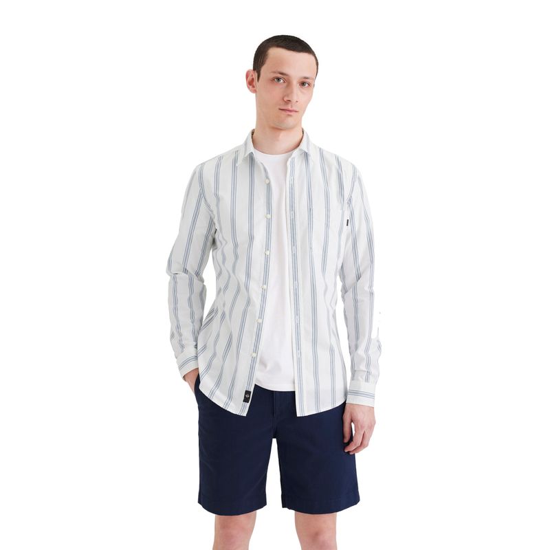 DOCKERS - Camisa Hombre Original Button-Up Slim Fit White Dockers