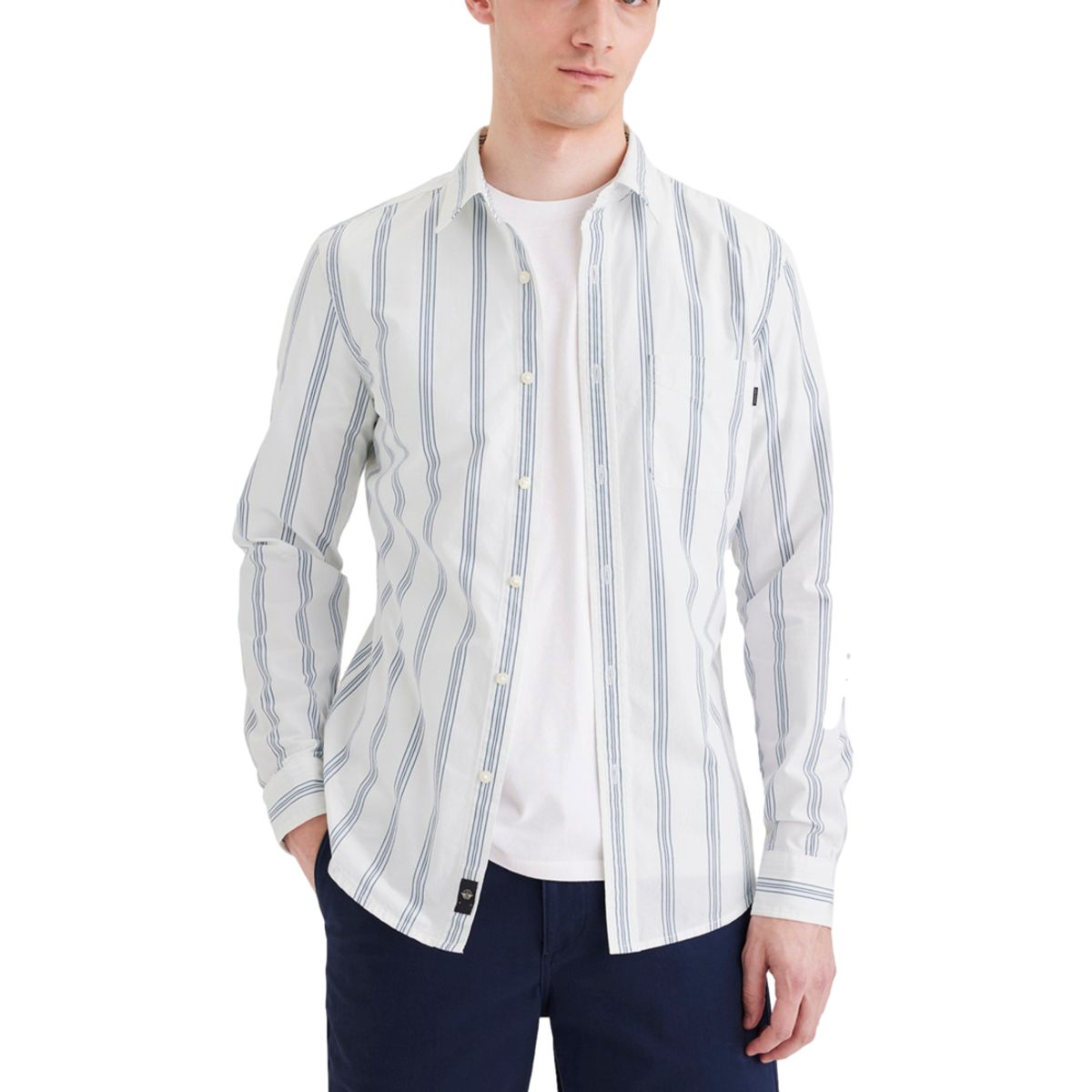 DOCKERS - Camisa Hombre Original Button-Up Slim Fit White Dockers