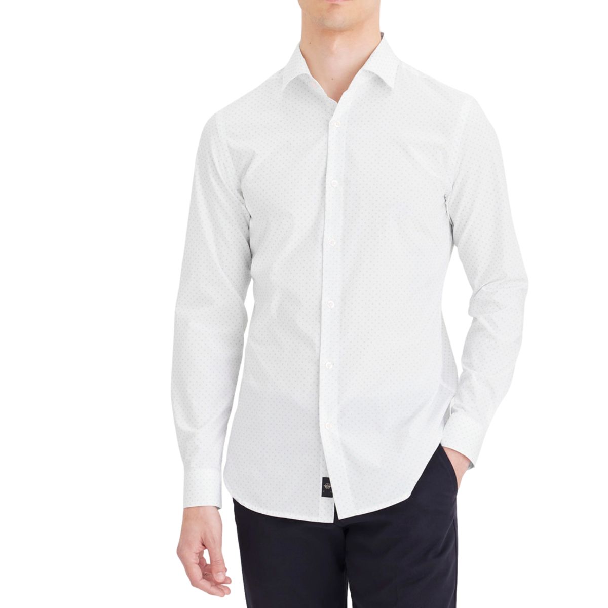 DOCKERS - Camisa Hombre Crafted Slim Fit Blanco Dockers