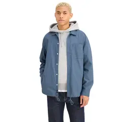 DOCKERS - Chaqueta Camisera Hombre Coaches Relaxed Fit Azul