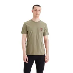 DOCKERS - Polera Hombre Graphic Tee Slim Fit Verde