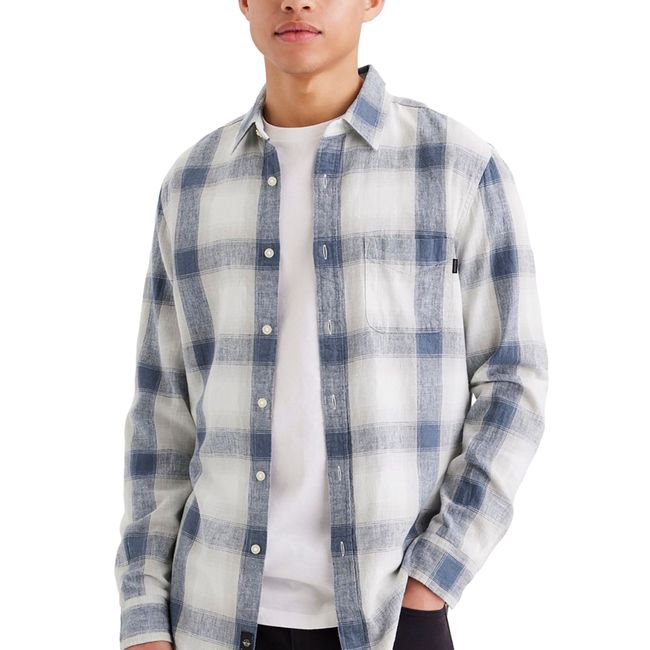 DOCKERS - Camisa Hombre Original Button-Up Slim Fit Blue Dockers