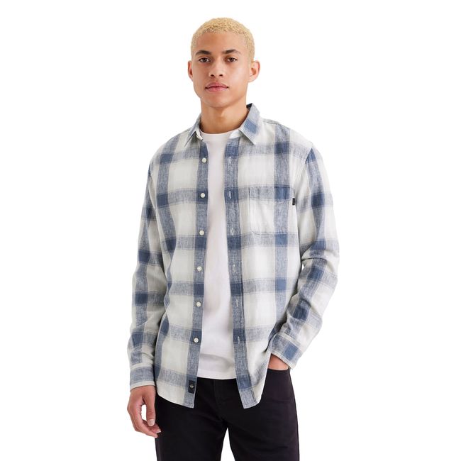 DOCKERS - Camisa Hombre Original Button-Up Slim Fit Blue Dockers