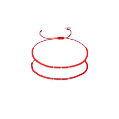 ZAZU - Pack 2 Pulseras Rojas Dúo