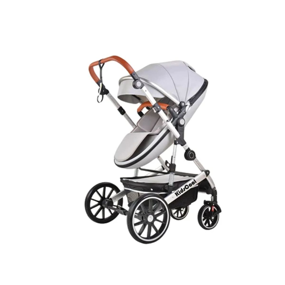KIDSCOOL - Coche Cuna Egg 3 En 1(Gris)
